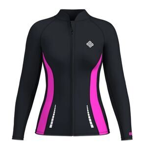 New Seaskin Wetsuit Top Womens Waist 35/37", Chest 42/44", length 26, sleeve 29"